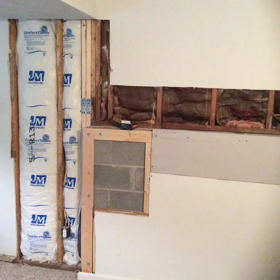 Wall insulation replacement during Structural Drying in Goshen